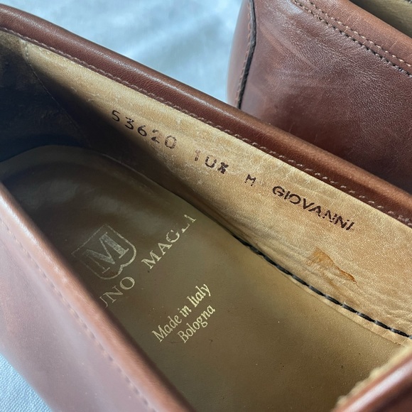 BRUNO MAGLI COGNAC TASSEL LOAFERS SIZE 10.5 M main image 13